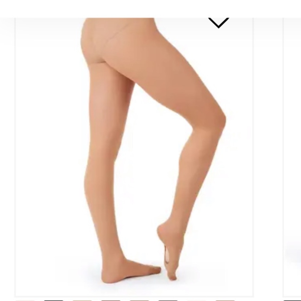 Capezio Ultra Soft Transition Tights, Size L-XL, in Toasted Almond, 2 pair